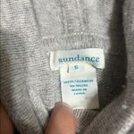 Sundance  Anya Cashmere Cropped Hoodie Gray Small Photo 6