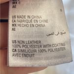 Bar III  Faux Leather Black Button Up Pants‎ size 8 NWOT Photo 2