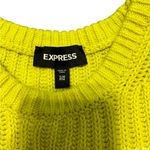 EXPRESS  green yellow ombré oversized sweater size small Photo 5