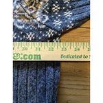 Tiara International Fair Isle Cardigan‎ Women Measured Blue Nordic Christmas VTG Size undefined Photo 3