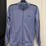 Vintage Wilson Women’s Track Tennis Purple Jacket Zip Up Size Medium Tall Photo 0