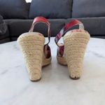 Oscar de la Renta Ikat Slingback peep toes espadrille Wedges 36 multicolor Photo 4