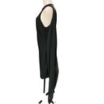 Venus  Women's Sleeveless Sheer Casual Trendy High Low Hem Dress Black Size 10 Photo 9