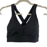 prAna NWT  Black Criss Cross Layna Sports Bra Size XS Photo 3