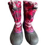 Sorel  Womens Red Pink Floral Winter Rain Boots Size 4 SKU8111 Photo 3