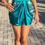 B Darlin B. Darlin Short Turquoise Homecoming Dress Photo 0