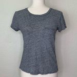 Madewell  Gray Crewneck Slub Cotton Short Sleeves Tee Photo 1