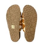 NWT Myra Dumble Leather Cowhair Studded Strappy Buckle Slide In Sandals Sz 7 White Photo 8