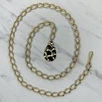 Gold Tone Chain Link Belt Teardrop Charm Festival Y2K Extra Small/Small (XS/S) ✨ Photo 0