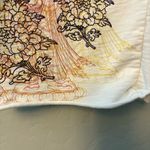 Lucky Brand vintage y2k white embroidered buddha capri sweatpants small Photo 9