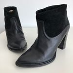 All Saints black leather and suede ankle booties 6 Photo 4