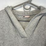 SO  Knit Sweater Dress Long sleeve with hood a line super soft and cozy Small Photo 4