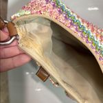 Colorful Vintage Minicci Patterned Shoulder Bag Pink Photo 8