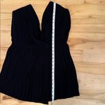 Anthropologie  Yellow Bird Black Sleeveless Accordion Knit Sweater Small Photo 6