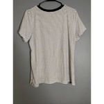 Old Navy  Black White Stripe Crewneck Short Sleeve Shirt Size XL Slim Fit Photo 4