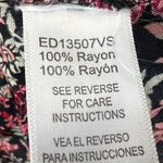 NWT C’isa Mini Dress Womens S Pink Black Floral Long Flare Sleeve Hippie Boho Photo 5