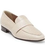 AGL Ivory snake embossing Loafers ATTILIO GIUSTI LEOMBRUNI Women size 41.5 Photo 1