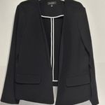 Talbots Black Open Front 18 Blazer Polished Professional Classic Modern Chic Photo 0