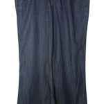 Level 99 Anthropologie Wide Leg Jeans Women 28 Dark Wash Lyocell Blend Y2K Blue Photo 0