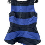 Banana Republic  Dark Gray & Navy Blue Sleeveless Blouse‎ Size 6 Photo 0
