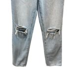 PacSun High Rise Ripped Knee Dad Jeans Light Blue Wash Size 25 Photo 4