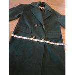 Nine West  Women's Double Breasted Faux Wool Coat - Green Photo 7