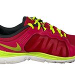 Nike  TR2 Womens Running Shoes Pink Lime Flex Training Sneakers Size 9.5 M Photo 3