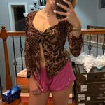 Willow + Root cheetah print going out top Photo 2