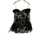 Alice McCALL  Black and Gold All That She Wants Mini Dress 4 Photo 4