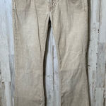 Abercrombie & Fitch Y2K Cream Beige Corduroy Pants Bootcut Low Rise Womens Sz 2 Photo 0
