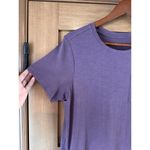 Pact  100% Organic Cotton Shirt Dress w/ Pocket Purple Women’s size Medium Photo 1