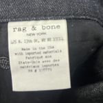 Rag and Bone  Nina High Rise Black Straight Leg Snake Foil Cigarette Jeans Size 25 Photo 12