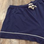 J.Crew pajama shorts navy with white trim medium Photo 4