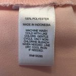 EXPRESS Shirt Womens Small Peach Portofino Chiffon Work Office Casual Versatile Photo 6