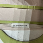 Wasabi + Mint  Cream Square Neck Bodysuit Sz M Photo 4