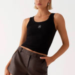 Peppermayo  brown leather micro short  Photo 0