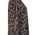 Vince Camuto Medium Top Floral Stretch Pleated V-Neck 3/4 Sleeves Hi-Low Multi Photo 3