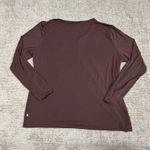 Little Sleepies Womens 3XL Long Sleeve Pajama Top Shirt Bamboo Brown Size 3X Photo 3