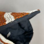 Sequin‎ Baseball Cap Hat Tiger Stripes Orange White Animal Print Funky Bold Photo 6