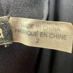 Alice + Olivia  Employed Mini Dress Dark Blue Size 2 Peplum Sleeveless Bodycon Photo 2