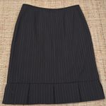 T Tahari  Pinstripe Peplem Hem Suit Skirt size 8 Photo 5