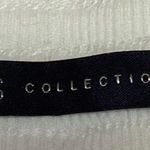 Mark’s & Spencer White Linen Blend Drawstring Waist Straight Pencil Skirt Sz 10 Photo 3