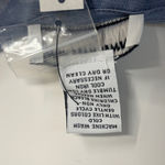 Carmen Marc Valvo Imperfect NWT 2X blouse slate blue blouse button bell sleeves Photo 12