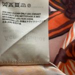 Acne Studios Delina Retro Floral Print Satin Shift Dress Multicolor EU 34 Photo 10