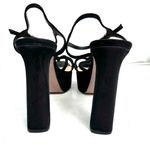 Schutz  Black Picca Sandal Heels Shoes Size 8.5 Photo 4