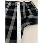 Anthropologie Pants Womens 4 A+ Plaid The Essential Slim Trousers Black White Photo 8