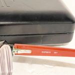 Diane Von Furstenberg DVF  Red Frame Womens Prescription Eyeglasses Case Photo 4