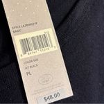 Laura Ashley  NWT Black Tank Top Size Large Petite Photo 4