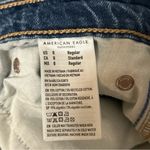 American Eagle  Pants Women Size 8 Reg Blue Denim Jean Super High Rise Baggy Wide Photo 2
