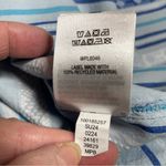 Style & Co Cottagecore Cotton Tiered Dress XL Blue White Striped Tassel prairie Photo 7